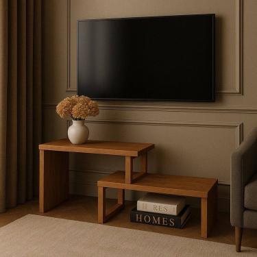 Imagem de Rack para Tv 58 Polegadas 60cm X 200cm Marrom