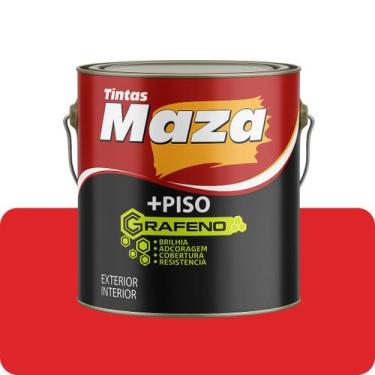 Imagem de Tinta Piso Grafeno Grafeno Vermelho Segurança 3,6L - Maza