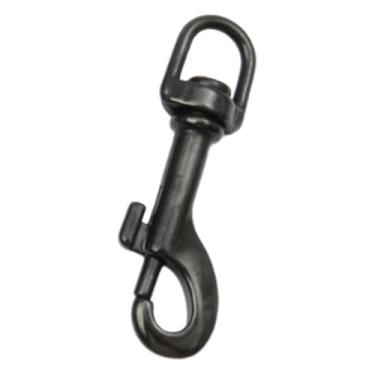 Imagem de Deevoka Mosquetão com olhal giratório, clipe de encaixe para mastro de bandeira de ponta única, fivela de fecho para mergulho autônomo para capas de lona, 70mm