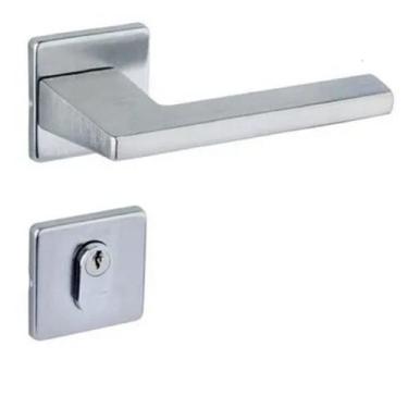 Imagem de Fechadura 451 St2 55mm Escovada Roseta Quadrada Lafonte - LaFonte Assa