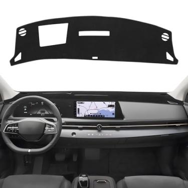 Imagem de Cartist Capa de painel adequada para Nissan Ariya 2023 2024 2025 tapete de painel para acessórios Ariya tapete antiderrapante protetor solar brilho raios UV protetor (com HUD)