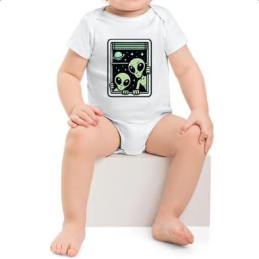 Imagem de Body infantil Aliens na janela - Alearts, M