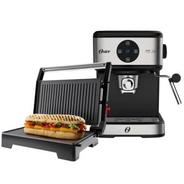 Imagem de Kit Oster - Cafeteira Espresso Digital e Mini Grill, 220V