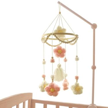 Imagem de Móbile Berço | Móbil Artesanal para Berço de Bebé - Brinquedo Sensorial Calmante Decoração Colorida para Quarto Sala de Estar Janela Parede de Casa