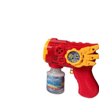 Imagem de Lançador de bolhas de sabão, Automático, Colorido, Brinquedos para crianças(Vermelho)