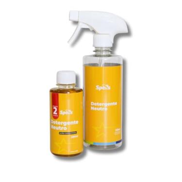 Imagem de Combo Detergente Neutro Concentrado para Louças Rende 2 Litros + 1 Frasco Borrifador 500ml