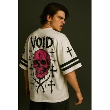 Imagem de Camiseta Streetwear Oversized Masculina void - swagon, GG