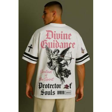 Imagem de Camiseta Streetwear Oversized Masculina divine - swagon, GG