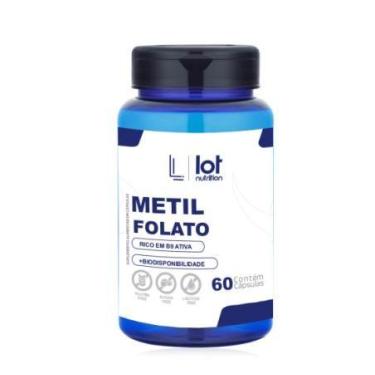 Imagem de Metilfolato 60 cápsulas - LOT NUTRITION, Sem Sabor