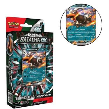 Imagem de Baralho batalha ex pokemon houndoom ex 60 cartas 290 41140 - COPAG