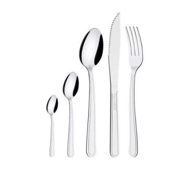 Imagem de Faqueiro Búzios Com 30 Peças Totalmente Em Aço Inox Ibag - Tramontina