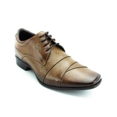Imagem de Sapato Social Masculino Rafarillo 79382-02P - Marrom-Masculino