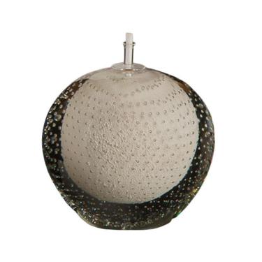 Imagem de Lamparina Em Cristal Murano Pérola São Marcos 10x10x8cm