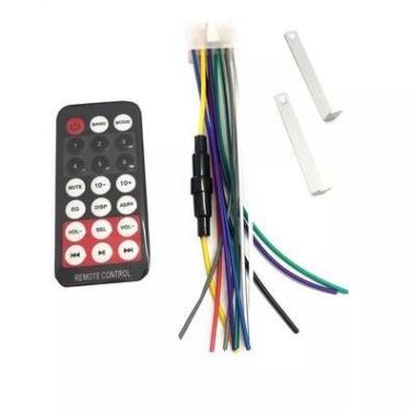 Imagem de Som Automotivo Mp3 Com Bluetooth Radio Carro Visor Hw-26249a