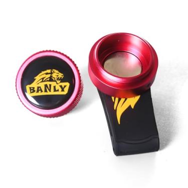 Imagem de Banly Suporte de giz de piscina com clipe de cinto fixo, giz de bolso com clipe magnético portátil, mini suporte de giz de bilhar, caixa de giz para taco de bilhar