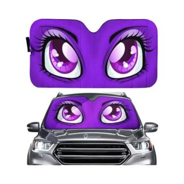 Imagem de 70x130cm Moda Carro Janela Frontal Viseira Protetor Solar Cortina Anti