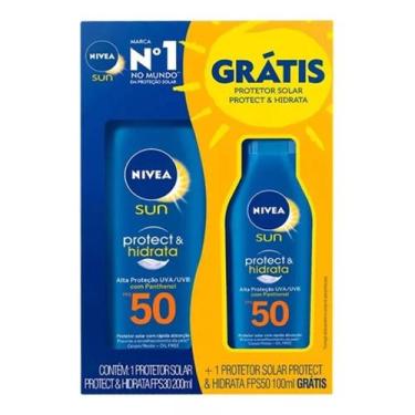 Imagem de Kit Protetor Solar 50 FPS 200 ml + Protetor Solar 50 FPS 100 ml - Nive
