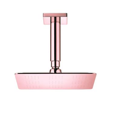 Imagem de Ducha de Teto Lorenzetti Lorenslim Square | Dourado