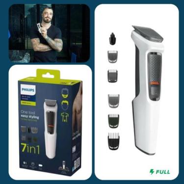 Imagem de Aparador Philips Series 3000 MG3721 7 em 1 Bivolt  Versátil para Barba