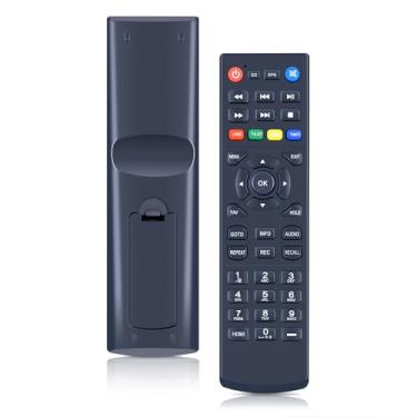 Imagem de WDZP Novo controle remoto de substituição compatível com caixa conversor de TV digital Mediasonic HomeWorx ATSC HW250STB HW135STB