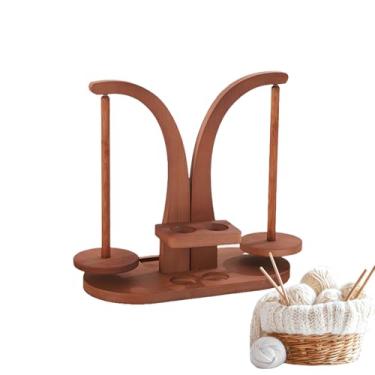 Imagem de Rrlihjgu Enrolador de Novelos de Fio - Enrolador De Lã Magnético - Bobinas Duplas Giratórias Ferramenta Para Crochê Para Artesanato Doméstico