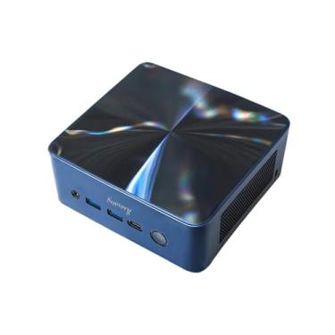 Imagem de suevery Mini PC Ryzen7 7840HS (8 núcleos 16 threads até 5,1 G) 16G RAM 512G Nvme SSD Desktop Suporte 4K TV Dual Display Business (azul)