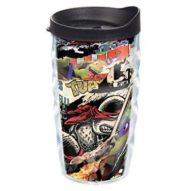 Imagem de Tervis Nickelodeon – Copo isolado das Tartarugas Ninja, 283 g ondulado, colagem
