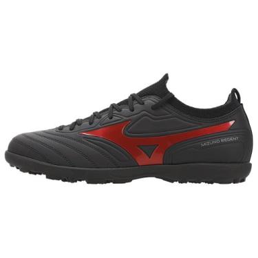 Imagem de Chuteira Society Mizuno Regent AS Masculina, Preto, 38