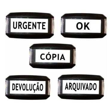 Imagem de Carimbos Taqua Laser Automático Kit 5 Unidades