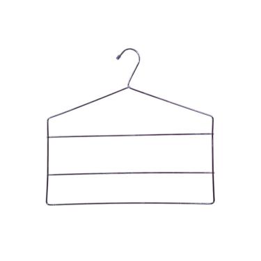 Imagem de Cabide Calça Triplo Aço Cromado Metal Calceiro Adulto