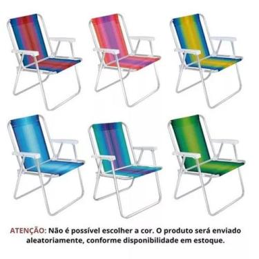 Imagem de Cadeira Alta Alumínio Mor 110 KG - Sortidas, Cores Sortidas