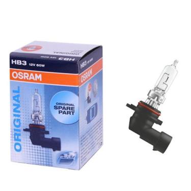 Imagem de LAMPADA HALOGENA HB3 60W 12V 3200K 9005 P20d ORIGINAL SYLVANIA OSRAM