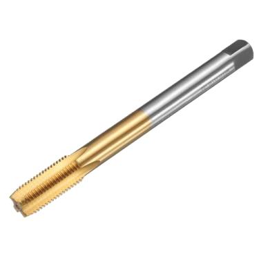 Imagem de uxcell Torneira de rosca métrica M13 x 1,5 H2 130 mm rosca reta rosca fresadora torneiras ferramenta de reparo de rosqueamento