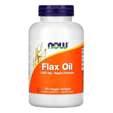 Imagem de NOW Foods Óleo de Linhaça 1000mg 120 Soft Importado
