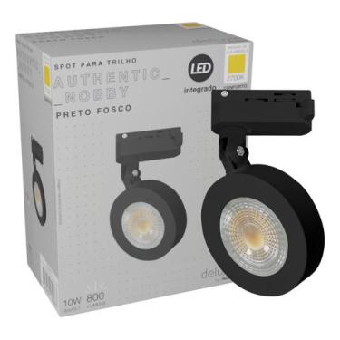 Imagem de Luminária Spot Led Trilho Authentic Nobby Preto 4000k Avant