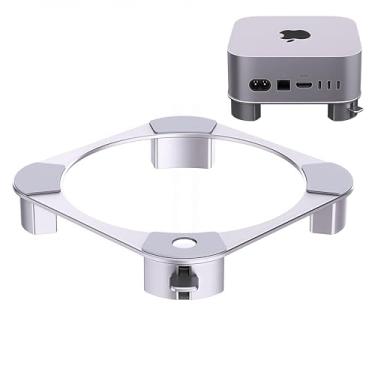 Imagem de Bdulgeyer Aluminum Cooling Stand for Mac mini M4 & M4 Pro (2024) - Heavy-Duty Desktop Holder, Easy Power Button Access, Enhanced Ventilation, Stable & Secure Design