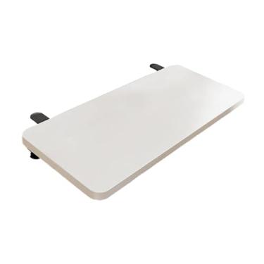 Imagem de IEUDNS Prateleira de extensão de mesa para escritório, adultos, suporte de mesa, acessórios de extensão, bandeja de teclado, fácil instalação, Branco