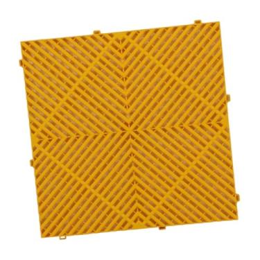 Imagem de Ｂｅｓｇａ Tapete de drenagem interligado, emenda modular, almofada, piso, ladrilho, drenagem, ladrilho para spa, sauna, banheiro, chuveiro, cozinha, Amarelo