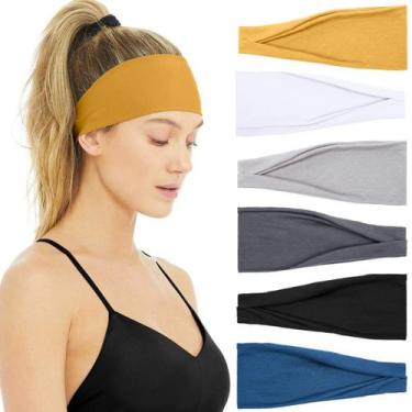 Imagem de Bandanas femininas antiderrapantes Huachi, treino de ioga
