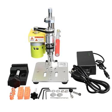 Imagem de Mefape Mini Furadeira Elétrica, Manual De Bancada Precisão, Bidirecional, 7 Velocidades, Com Mandril B10 E Morsa, Ferramenta Portátil Para Artesãos Faça Você Mesmo