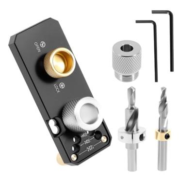 Imagem de Guia de perfuração de perfil de alumínio para perfil de alumínio das séries 2020, 2040, 3030, 3060, gabarito de perfuração de perfil de alumínio preciso, localizador de perfuração de alumínio