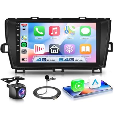 Imagem de Estéreo automotivo 4G + 64G Android 15 para Toyota Prius com sistema JBL 2010-2015 com Carplay sem fio Android Auto, tela sensível ao toque de 9 polegadas 1280 x 720 GPS/WiFi/Bluetooth 5.0/FM/32EQ/SWC
