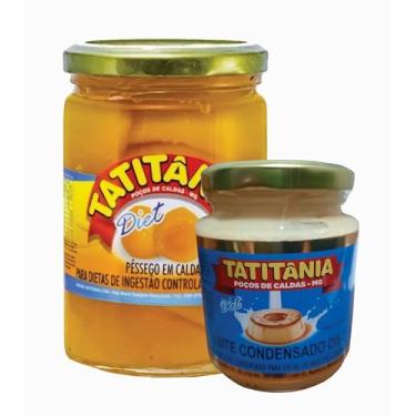 Imagem de Pêssego em Calda com Leite Condensado Diet Zero Açúcar