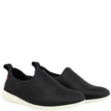 Imagem de Tenis Feminino Usaflex Shine Af0607 PRETO-Feminino