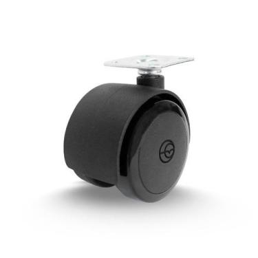 Imagem de Rodízio 2 Pol com roda de Nylon e Banda em PVC - 20Kg - Casterine