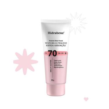 Imagem de Protetor Solar Facial FPS 70 - Hidrabene - Hidratação Prolongada e Efe