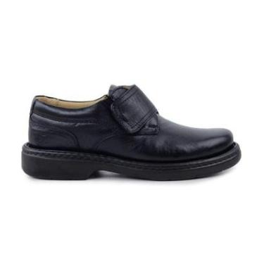 Imagem de Sapato Masculino Pipper Couro Preto - 2701-Masculino