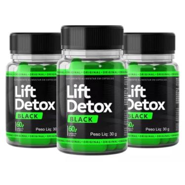 Imagem de 03 Potes Lift Detox Black