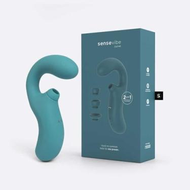 Imagem de Vibrador e Sugador Estimulador Recarregável Sensevibe Curve