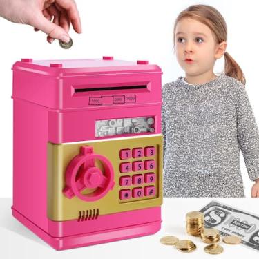 Imagem de Cofrinho GudoQi Password, banco de dinheiro eletrônico digital, mini c